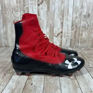 Under‎ Armour Highlight mc cleats Mens 9 red