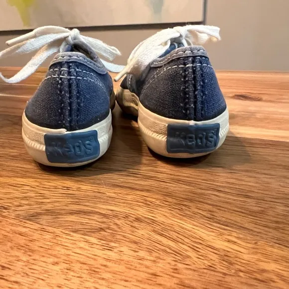 US Keds Shoes Sneakers Vintage 1950s 1960s Blue Child Tennis
