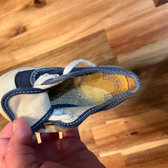 US Keds Shoes Sneakers Vintage 1950s 1960s Blue Child Tennis