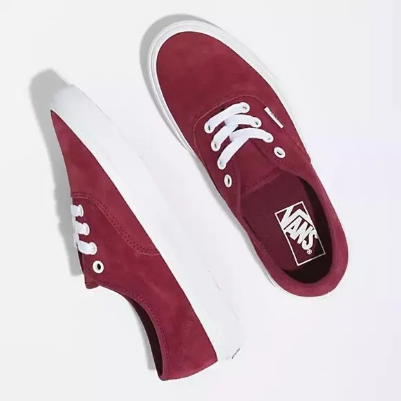 Vans Authentic Classic Tennis Sneaker Shoe, Port Twany (Purple/Red) Size 11 NWOT