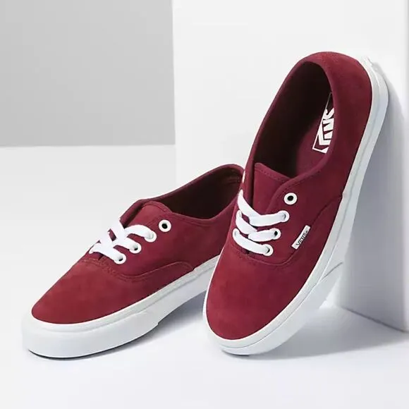 Vans Authentic Classic Tennis Sneaker Shoe, Port Twany (Purple/Red) Size 11 NWOT