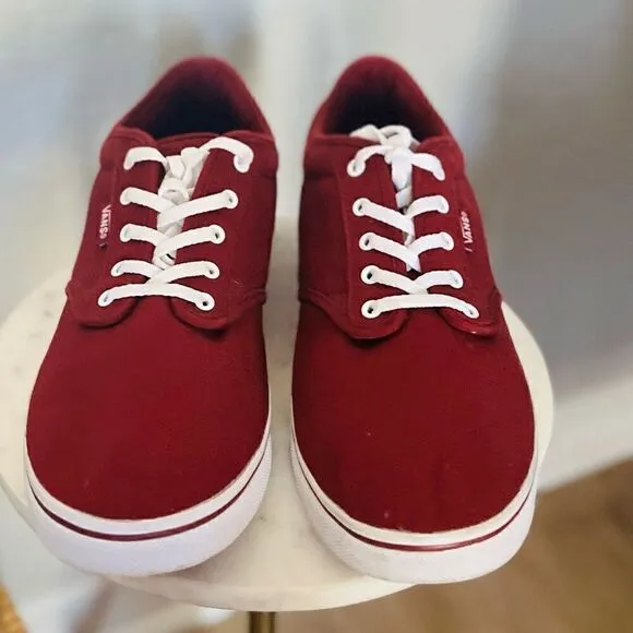 Vans Authentic Classic Tennis Sneaker Shoe, Port Twany (Purple/Red) Size 11 NWOT