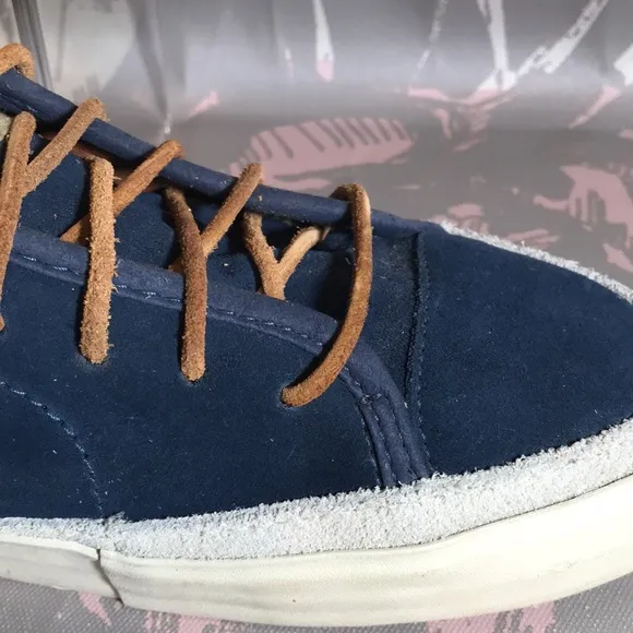 Vans Brand Sk8 Hi Vault Sz 8 Suede &amp; Jacquard Hash Vault Tennis Shoes Never Used