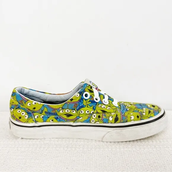 VANS Era Toy Story Aliens Shoes Disney Pixar Glow in the Dark Womens size 6