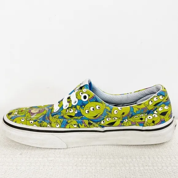 VANS Era Toy Story Aliens Shoes Disney Pixar Glow in the Dark Womens size 6