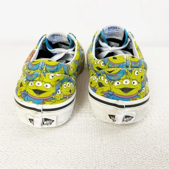 VANS Era Toy Story Aliens Shoes Disney Pixar Glow in the Dark Womens size 6