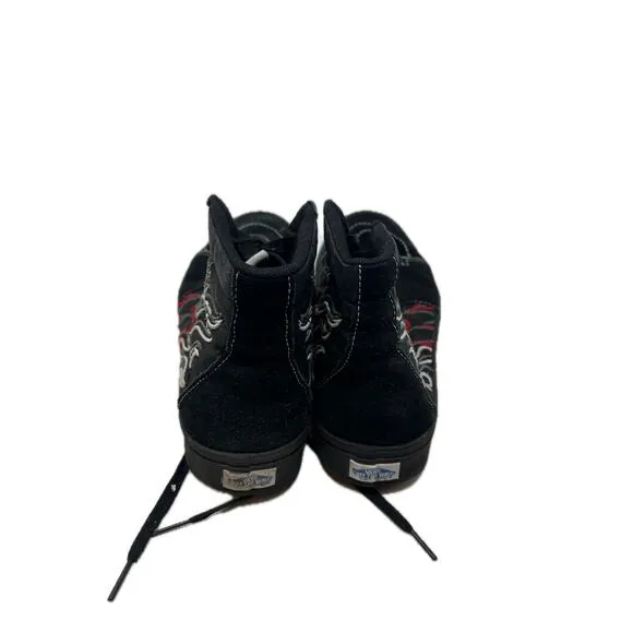 VANS High Top Flame Skate Shoes Mens 12