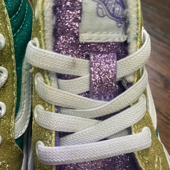 Vans limited edition Mardi Gras toddler high tops