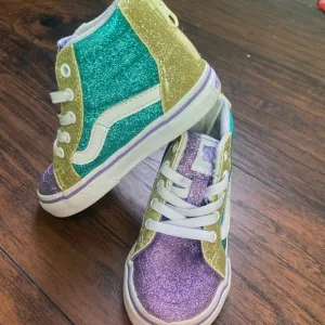 Vans limited edition Mardi Gras toddler high tops
