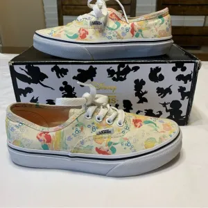 Vans little mermaid 🧜‍♀️ collection girls tennis shoes size 2