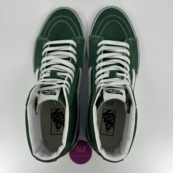 Vans Men's Theory Green Suede Sk8-Hi High Top Sneakers Size 9.5 / 11 Women's