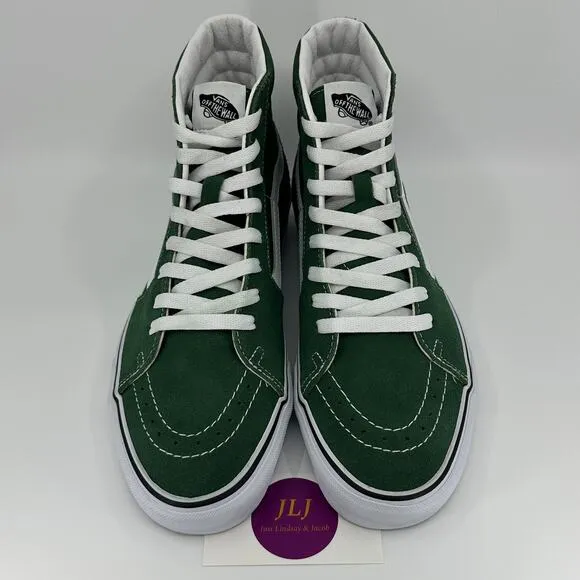 Vans Men's Theory Green Suede Sk8-Hi High Top Sneakers Size 9.5 / 11 Women's