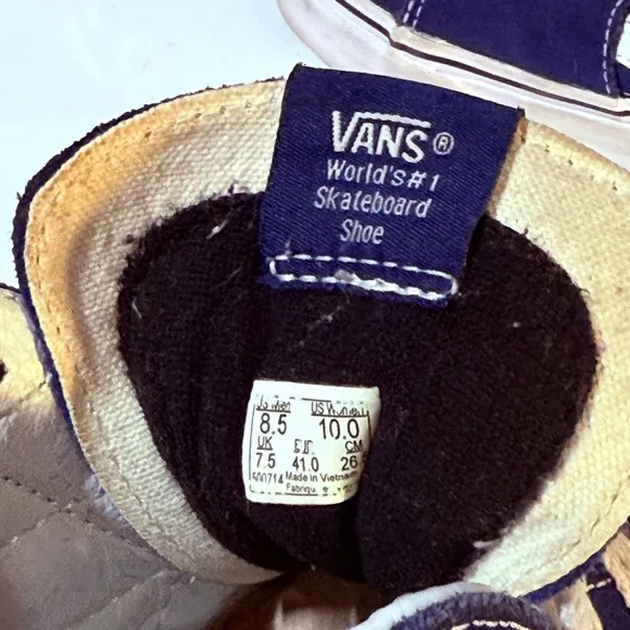 Vans Old Skool Blue High-Top Sneakers
