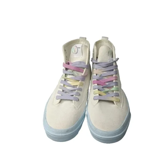 Vans Pop Sentry WC Marshmallow  Woman's Size 8.5 High Top Sneakers Features