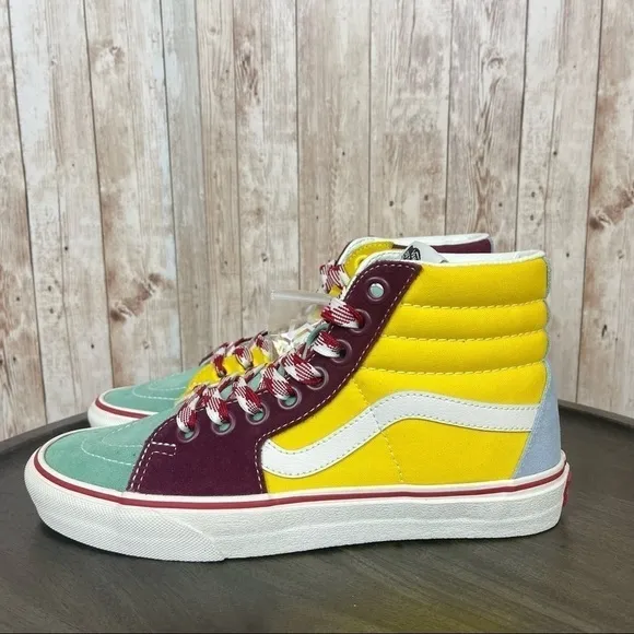 Vans Sk8-Hi Frayed Laces “Creme de Menthe” Sneaker Size 9.5 Women