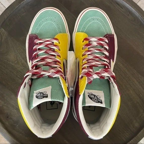 Vans Sk8-Hi Frayed Laces “Creme de Menthe” Sneaker Size 9.5 Women