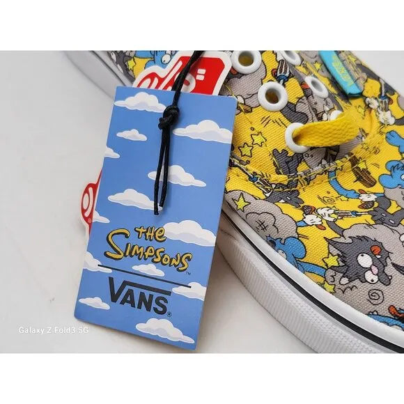 Vans The Simpsons &quot;Itchy and Scratchy&quot; Era Shoes Size Mens 4.5 Womens 6