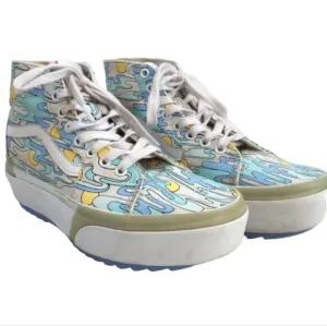 Van's UV Color Changing Platform SK8 Hi Tapered Stacked Shoes Women 7 Men's 5.5