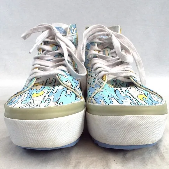 Van's UV Color Changing Platform SK8 Hi Tapered Stacked Shoes Women 7 Men's 5.5