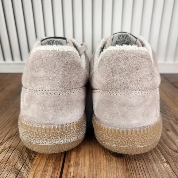 Verbenas Sora Womens Size 10 EU 41 Beige Suede Tennis Shoes Handmade in Spain