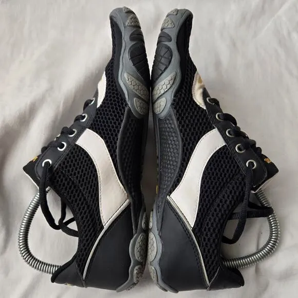 Vibram FiveFingers Speed Men's Running Training Shoes Black/White Sz 42/US 9-9.5