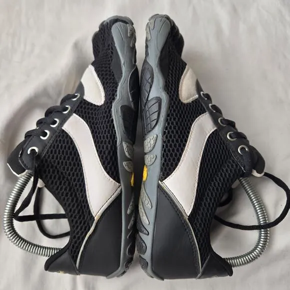 Vibram FiveFingers Speed Men's Running Training Shoes Black/White Sz 42/US 9-9.5