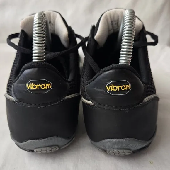 Vibram FiveFingers Speed Men's Running Training Shoes Black/White Sz 42/US 9-9.5
