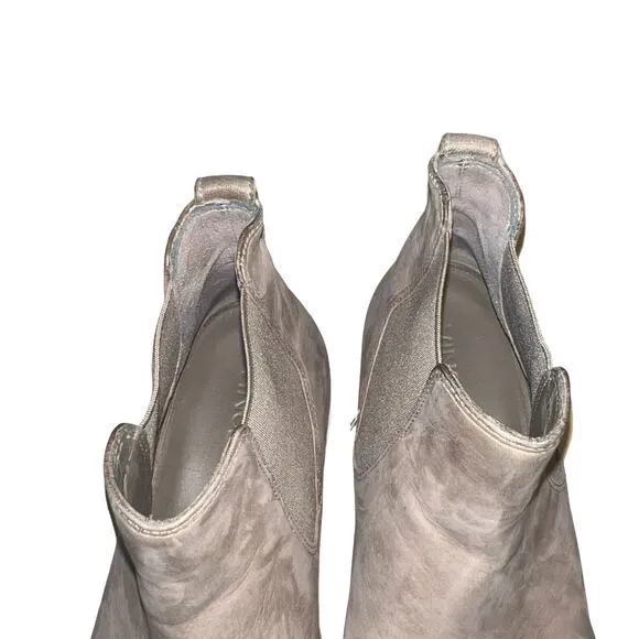 Vince Newlyn Women's Taupe Suede Leather High Top Sneaker Shoes Size 6.5