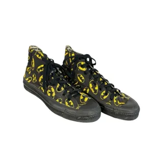 Vintage 80’s Batman Converse High Top Shoes USA Chuck Taylor All Star Sz Men 9