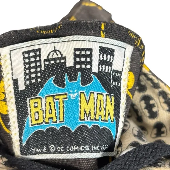 Vintage 80’s Batman Converse High Top Shoes USA Chuck Taylor All Star Sz Men 9