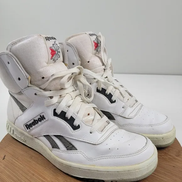 Vintage 90s Reebok BB4600 High Top Basketball Shoes Rare Sneakers Mens Shoe 11
