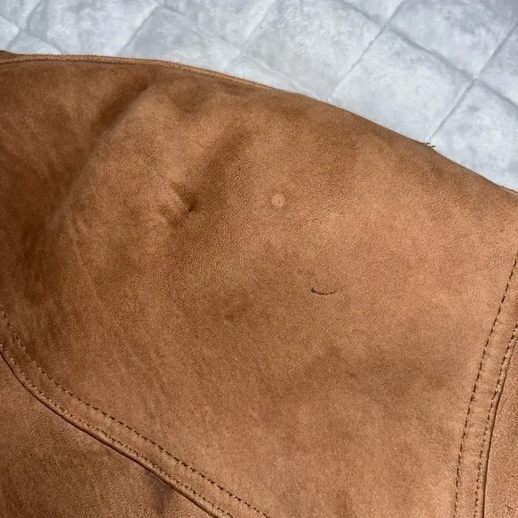 Vintage Andrew Marc Brown Suede Leather Jacket