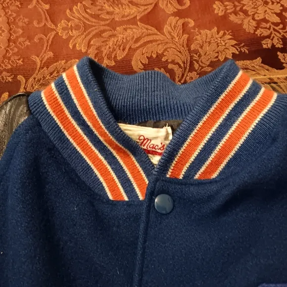 Vintage Clayton Greyhounds Football Letterman High School Jacket Men's Sz XXL