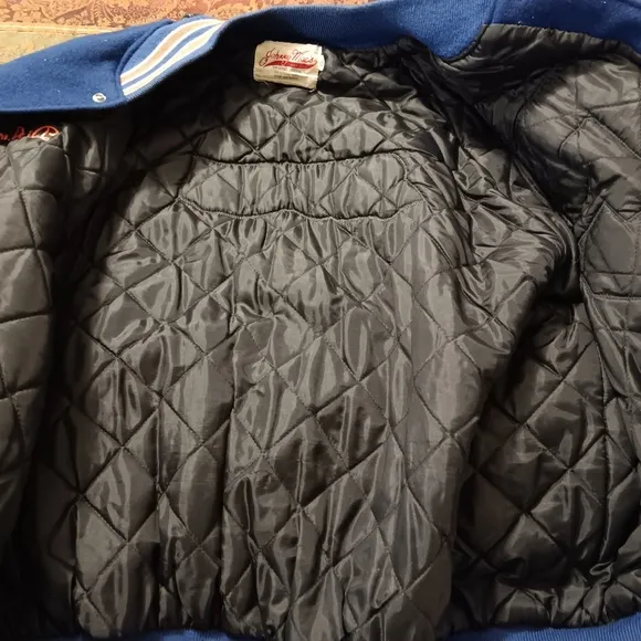 Vintage Clayton Greyhounds Football Letterman High School Jacket Men's Sz XXL