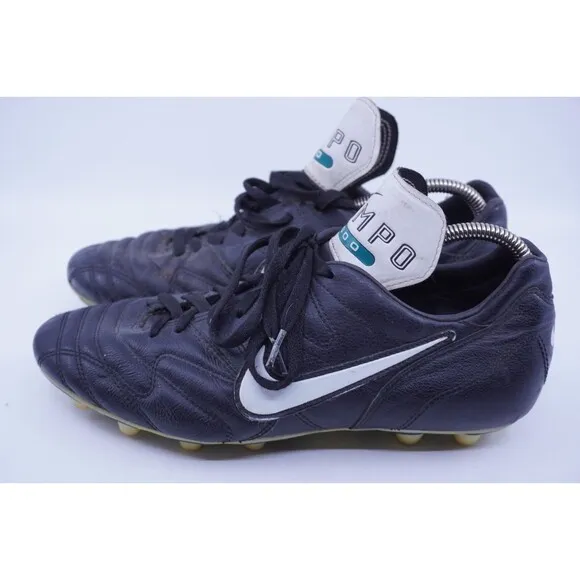 Vintage Nike Tiempo 1000 Mens Size 10 Soccer Cleats 1999 Football Boots 117232