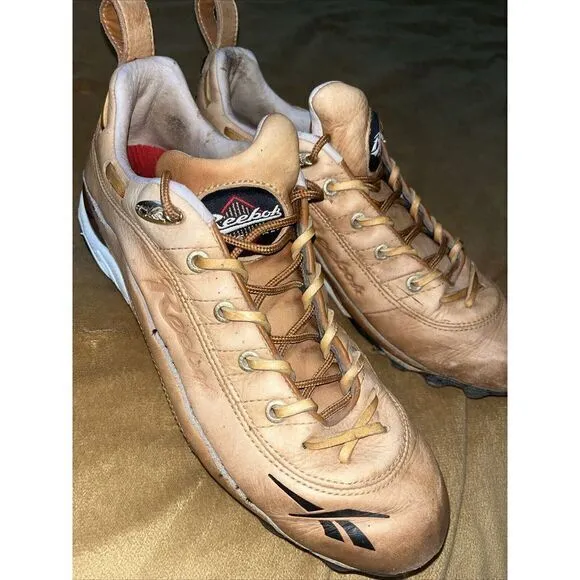 VTG Reebok Men's Baseball 18-46046 Sz 9 Y2K Rare Shoes Amazing Condition Cleats‎