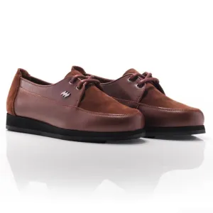 Warrior Sports MIRAGE brown leather derby Oxford shoes men size 46 euro 12 US