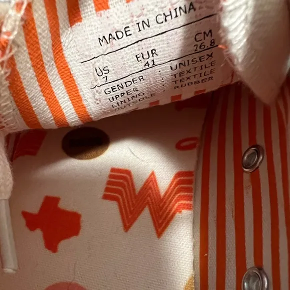 Whataburger Tennis‎ Shoes- size 7