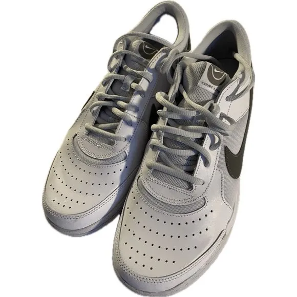 Women Nike Zoom Court Lite 3 Tennis Shoes White/pewter DV3279-103 Size 11