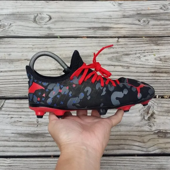 Women Size 5.5 / Size 4 Youth Puma x Batman Future 4.3 FG/AG Football Shoes