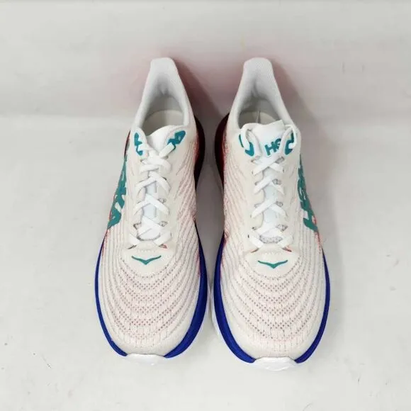 Women's 10 Hoka Mach 5 road running sneakers White Flame 1127894