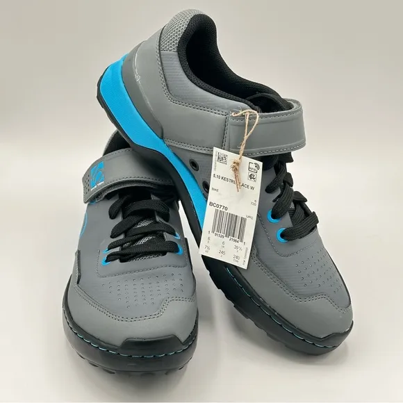 Women’s Adidas Five Ten 5.10 Kestrel Lace Carbon Cyan Mountain Bike shoe…