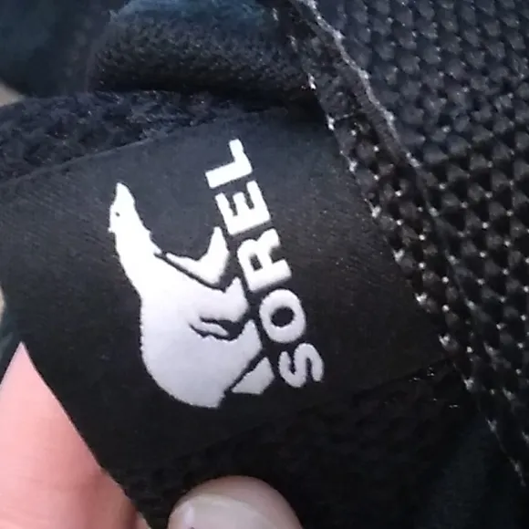 Women's Black Sorel Tennis Shoes, Size 6