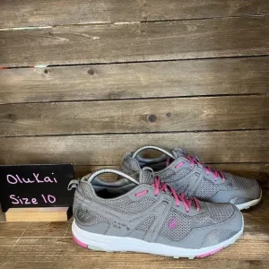 Womens Olukai Kia'l Trainer II 2 Gray Outdoor Water Shoes Sneakers Size 10 M GUC