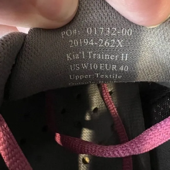 Womens Olukai Kia'l Trainer II 2 Gray Outdoor Water Shoes Sneakers Size 10 M GUC