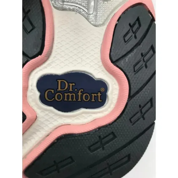 Women's Pink and White Dr. Comfort Tennis Shoes #3470 Victory