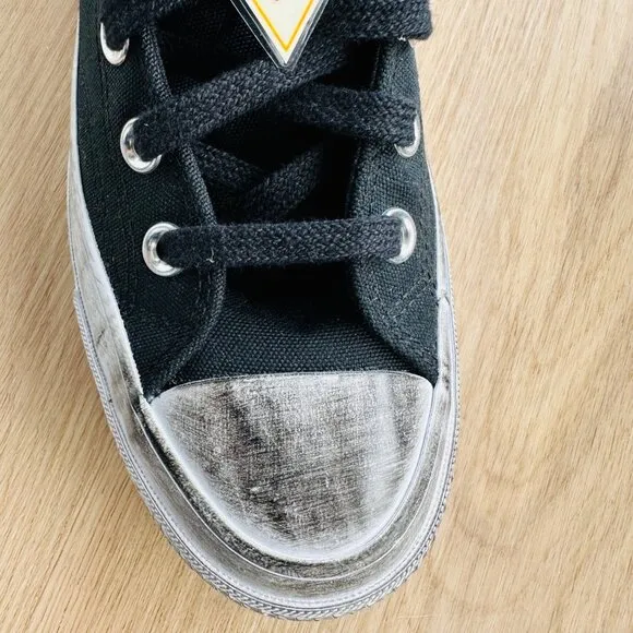 🤩Women's Shoes Converse Chuck 70 Hi Sz 5 Studded Black White Punk A07207C Rare