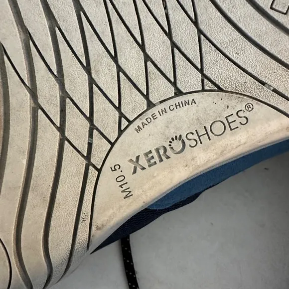 Xero Shoes Men's 360 Barefoot Minimalist Training Shoe Size 10.5 Navy Blue